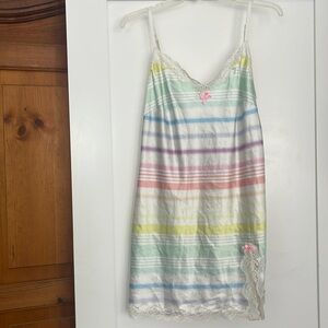 Colorful Striped Slip Dress